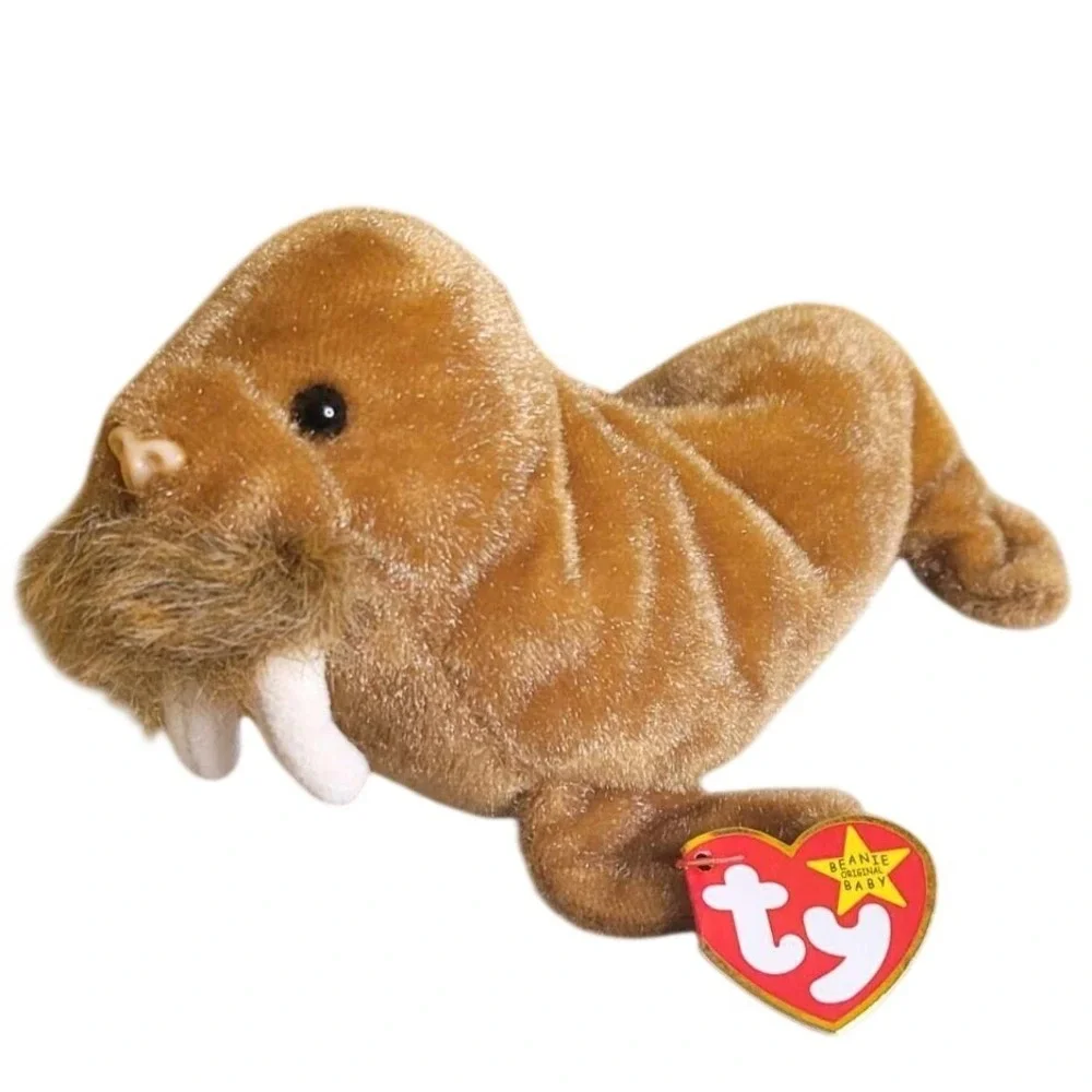 TY Beanie‎ Baby - PAUL the Walrus (7 inch) Plush Collectible